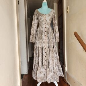 TimJan Design Floral Maxi Dress